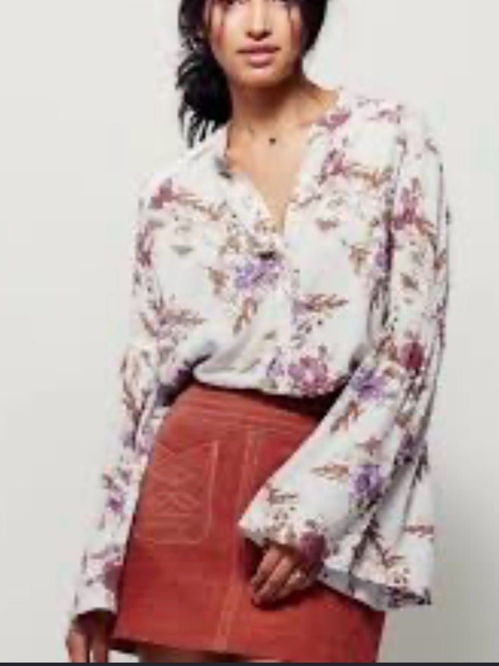 Free People Shiirt Oversized - Picture 1 of 4